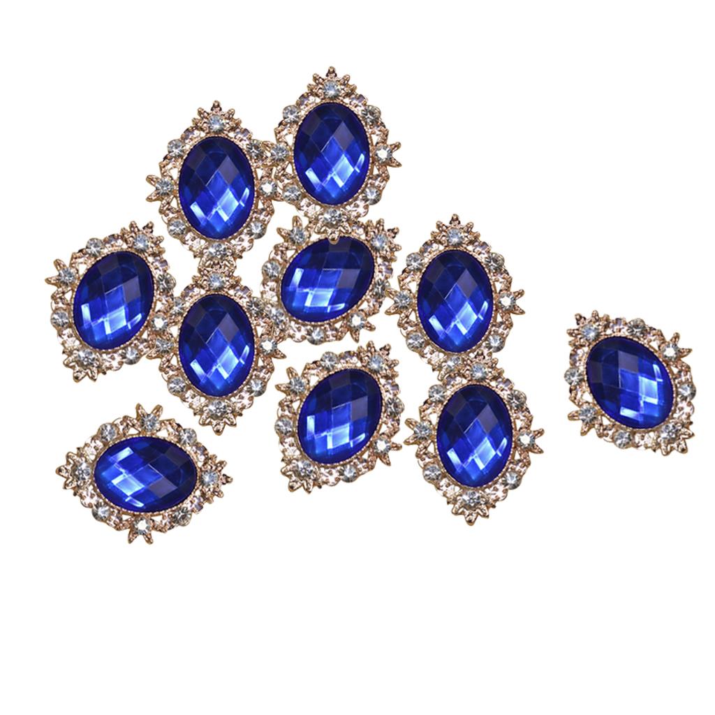 Boutons ovales en strass à dos - Embellishment Glue Craft avis et prix