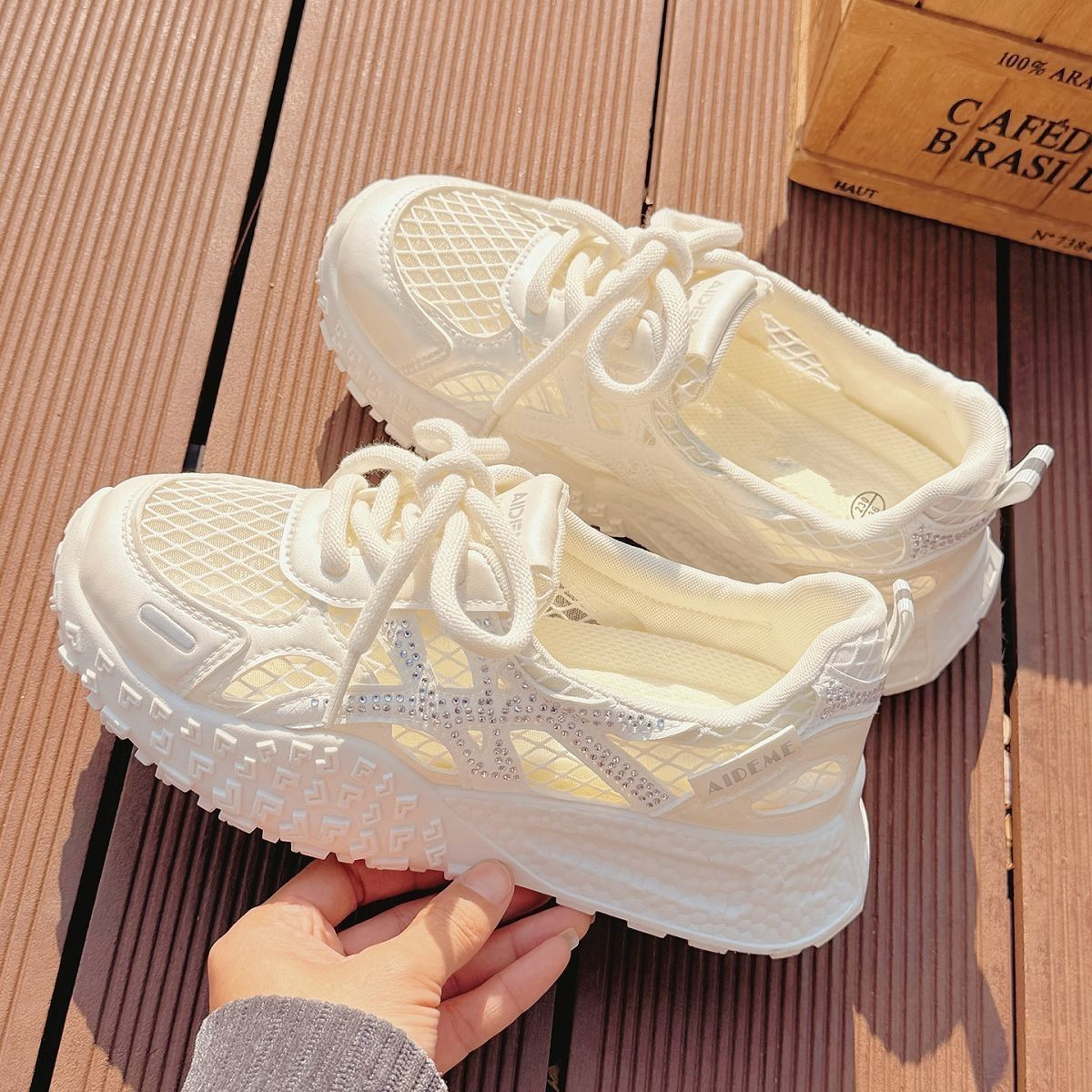 Baskets d'été pour femmes 2026 - Crystal Mesh Fabric avis et prix