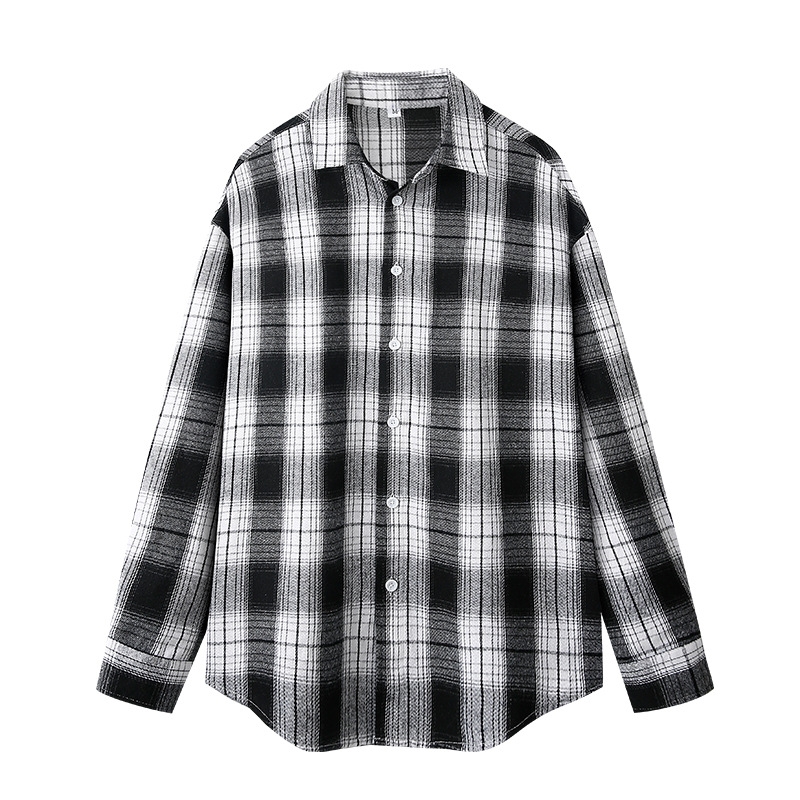 Chemise à carreaux unisexe à b - Embellish Knit avis et prix