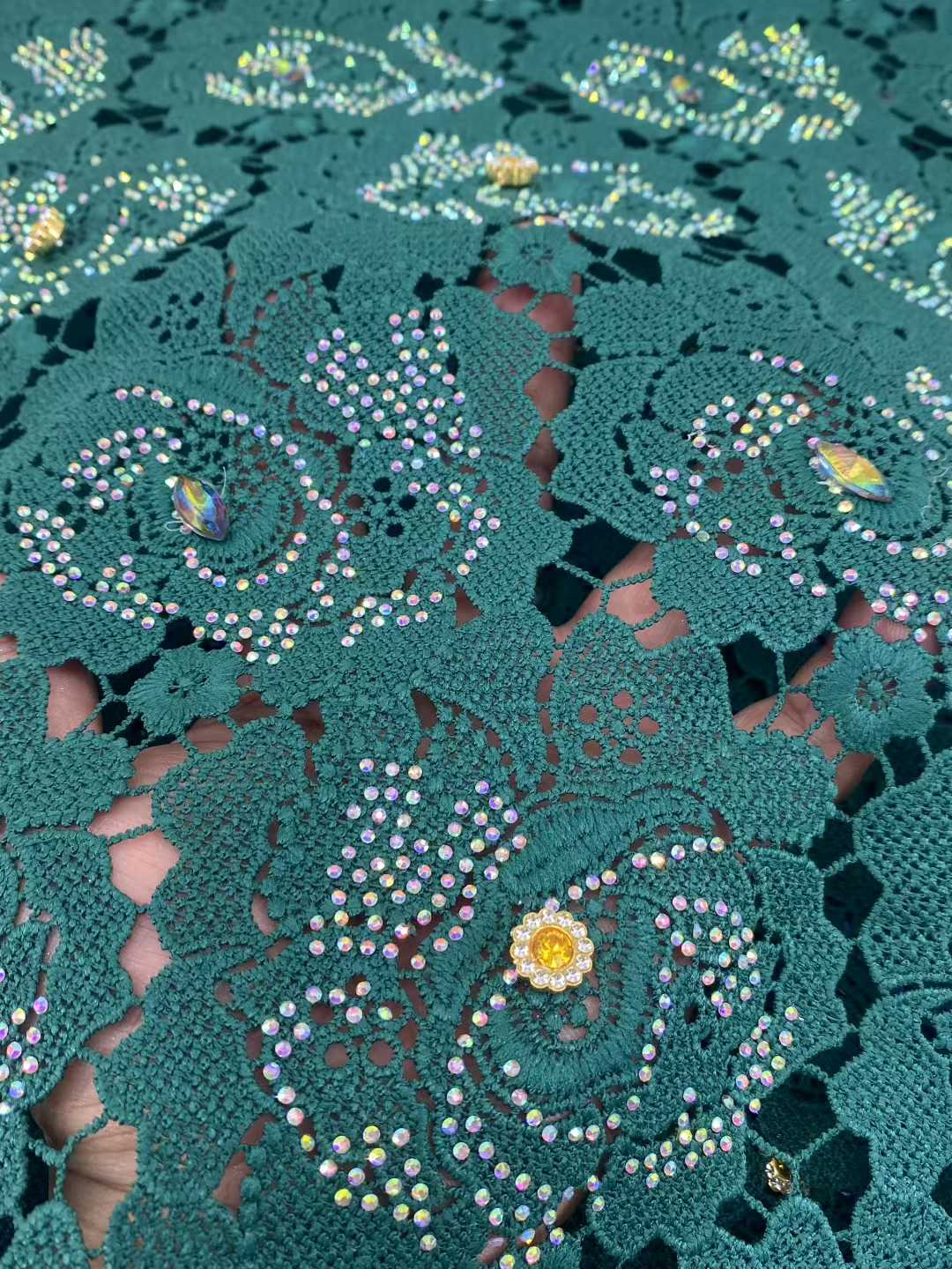 Tissu nigérian en dentelle Gui - Crystal Mesh Fabric avis et prix